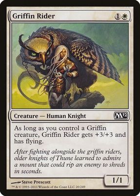Griffin Rider 20/249- Magic 2012 (M12) (M12)