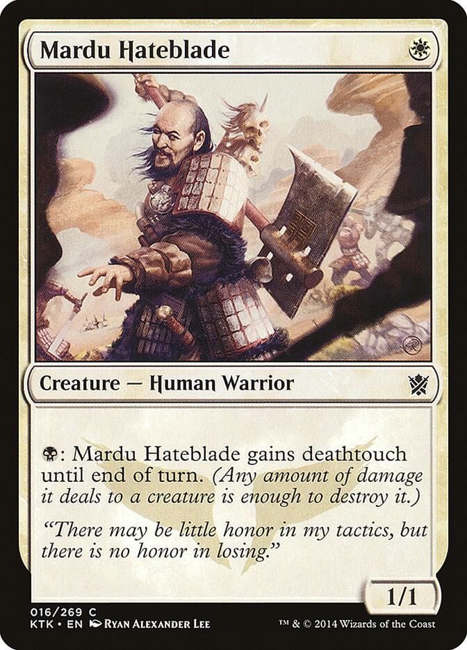 Mardu Hateblade 016/269- Khans of Tarkir (KTK)