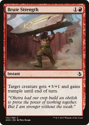 Brute Strength 122/269- Amonkhet (AKH) (espanol)