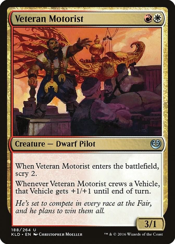 Veteran Motorist 188/264- Kaladesh (KLD)