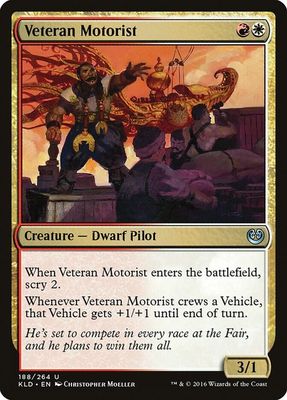 Veteran Motorist 188/264- Kaladesh (KLD)