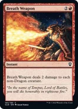 Breath Weapon 165/361 - Commander Legends: Battle for Baldur&#39;s Gate (CLB)