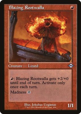 Blazing Rootwalla (Retro Frame) 404- Modern Horizons 2 (MH2)