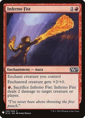 Inferno Fist 150/269- The List Reprints (LIST)