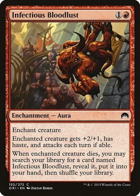 Infectious Bloodlust 152/272- Magic Origins (ORI)