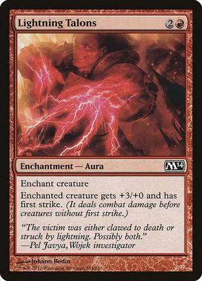 Lightning Talons 144/249 - Magic 2014 (M14)