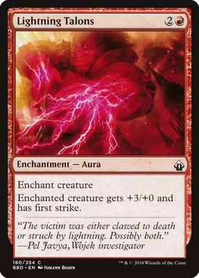 Lightning Talons 180/254 - Battlebond (BBD)