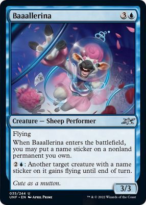 Baaallerina 035/244 -  Unfinity Singles