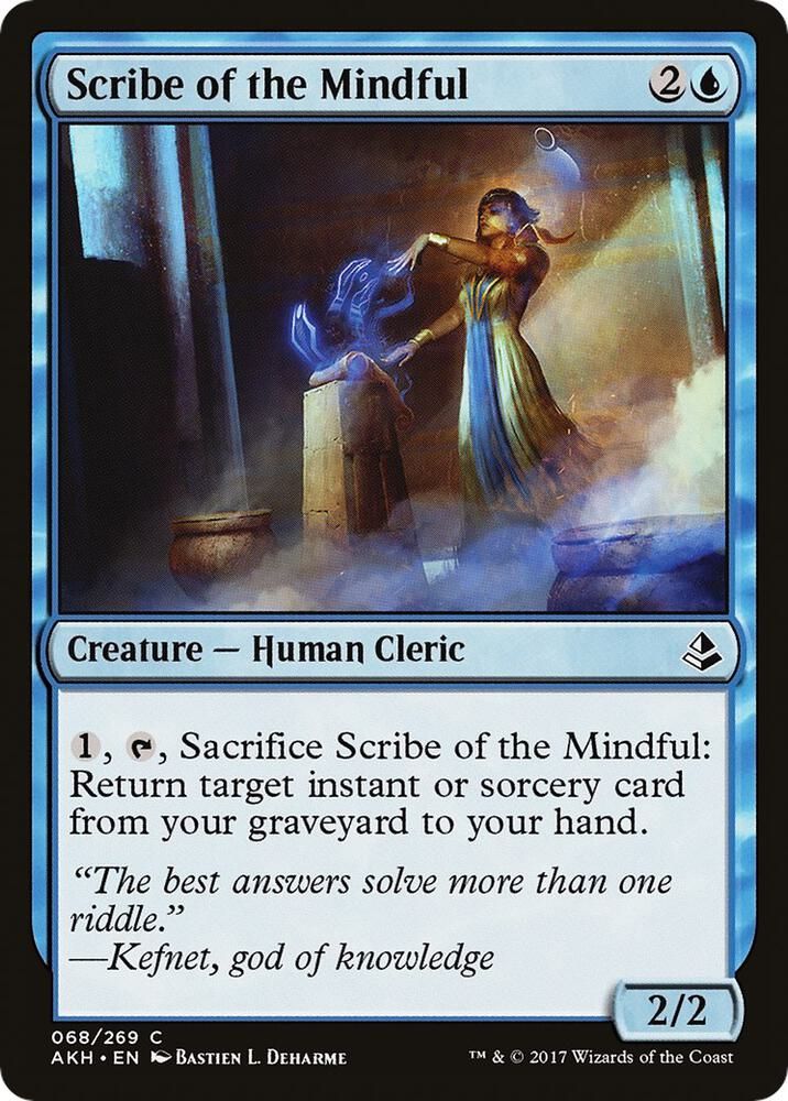 Scribe of the Mindful 068/269 - Amonkhet (AKH)