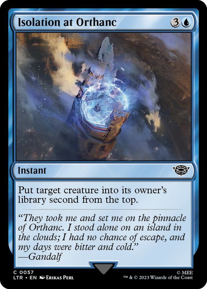 Isolation at Orthanc 0057 - Universes Beyond: The Lord of the Rings: Tales of Middle-earth (LTR)