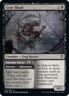 Gray Slaad // Entropic Decay 129/361 - Commander Legends: Battle for Baldur&#39;s Gate (CLB)