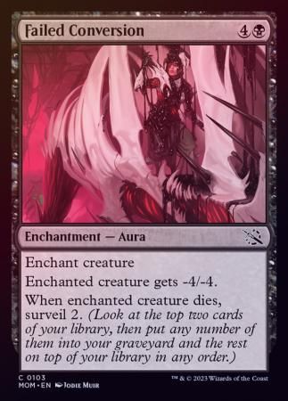 Failed Conversion 0103 - March of the Machine (FOIL)