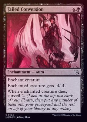 Failed Conversion 0103 - March of the Machine (FOIL)