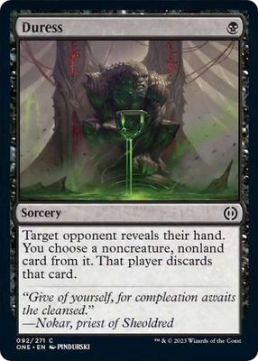 Duress 092/271 - Phyrexia All Will Be One Singles (Español)