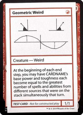 Geometric Weird (No PW Symbol) - Mystery Booster: Convention Edition Exclusives (CMB1