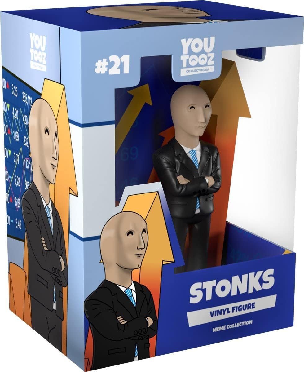 DS Youtooz Stonks 3.5 Pulgadas Nuevo Meme Figura