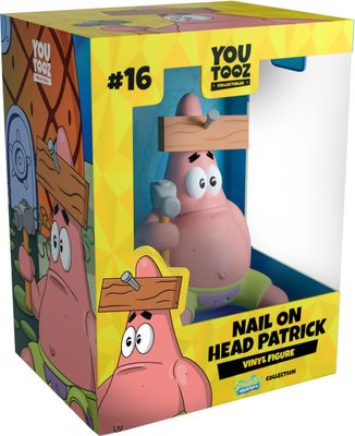 DS Youtooz Nail on The Head Patricio Estrella 4 Pulgadas Bob Esponja Nuevo