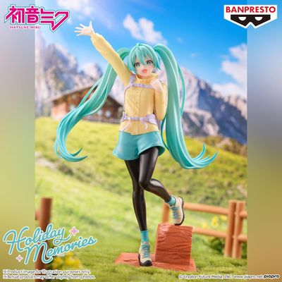 DS Banpresto - Vocaloid - Hatsune Miku (Holiday Memories - Moutain Climbing), Bandai Spirits  Nuevo