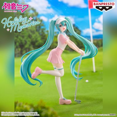 DS Banpresto - Vocaloid - Hatsune Miku (Holiday Memories - Golf), Bandai Spirits Nuevo