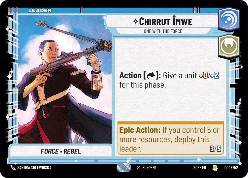 Chirrut Imwe - One With The Force - Spark of Rebellion (SOR) Spark of Rebellion