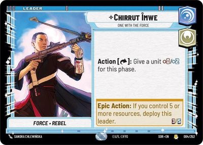 Chirrut Imwe - One With The Force - Spark of Rebellion (SOR) Spark of Rebellion
