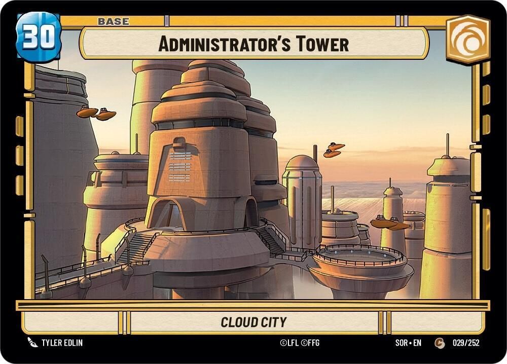 Administrator&#39;s Tower - Spark of Rebellion (SOR) Spark of Rebellion