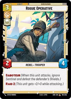 Rogue Operative - Spark of Rebellion (SOR) Spark of Rebellion
