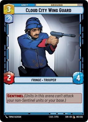 Cloud City Wing Guard - Spark of Rebellion (SOR) Spark of Rebellion
