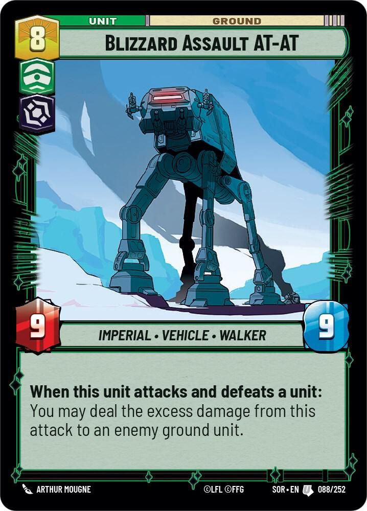 Blizzard Assault AT-AT - Spark of Rebellion (SOR) Spark of Rebellion