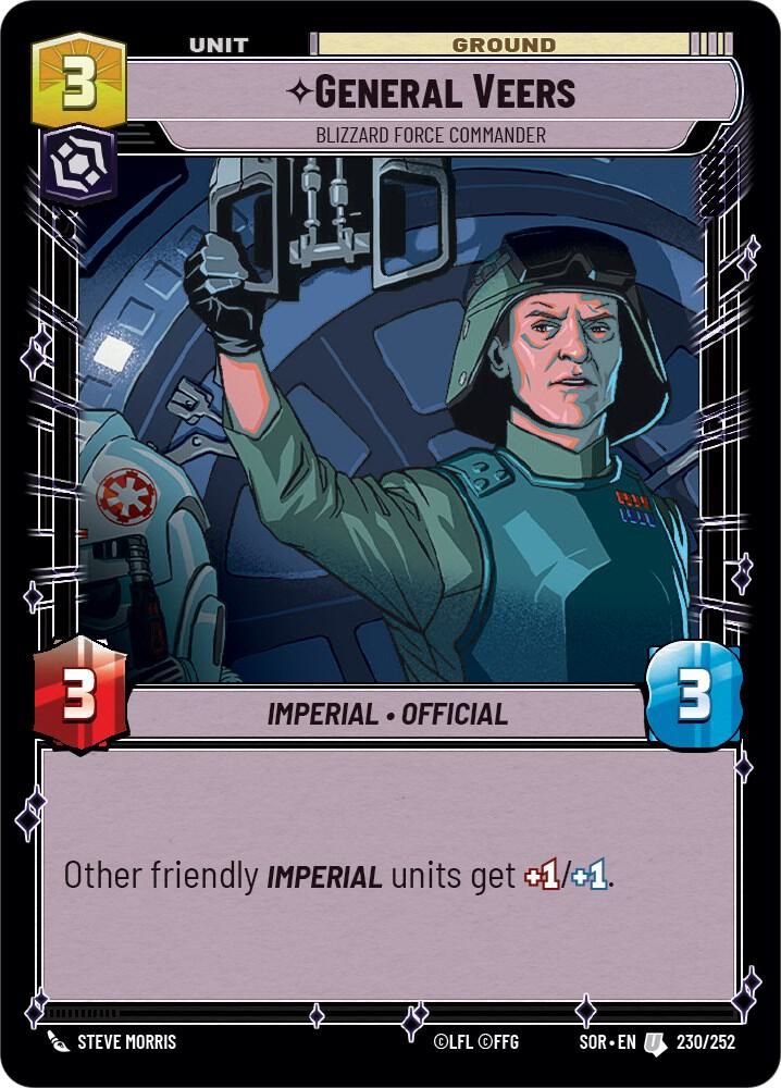 General Veers - Blizzard Force Commander - Spark of Rebellion (SOR) Spark of Rebellion