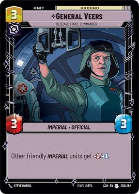 General Veers - Blizzard Force Commander - Spark of Rebellion (SOR) Spark of Rebellion