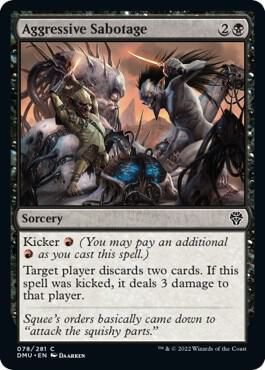 Aggressive Sabotage 078/281 - Dominaria United Singles (Español)