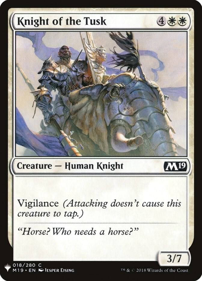 Knight of the Tusk - The List Reprints (LIST)