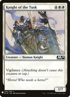 Knight of the Tusk - The List Reprints (LIST)