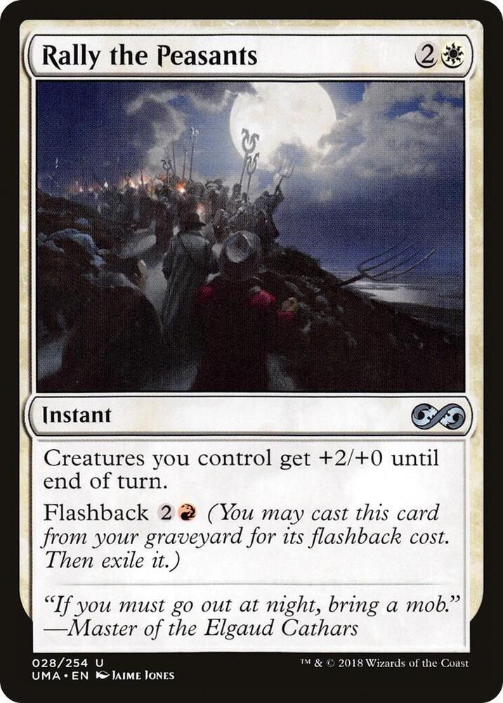Rally the Peasants 028/254- Ultimate Masters (UMA)