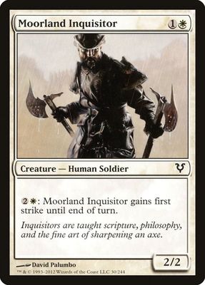 Moorland Inquisitor 30/244- Avacyn Restored (AVR) Avacyn Restored
