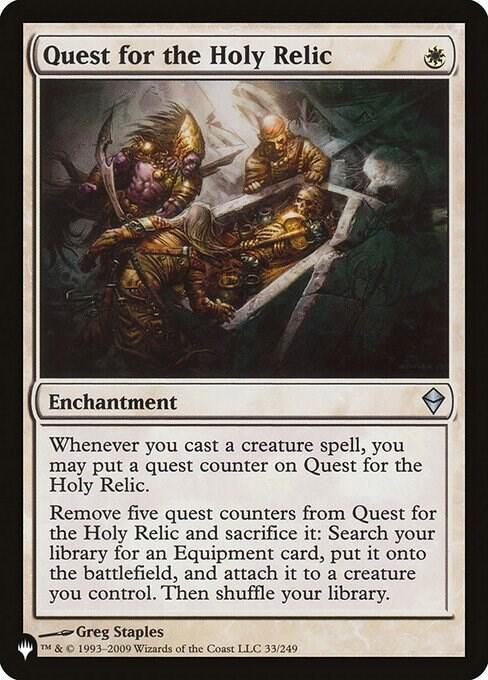 Quest for the Holy Relic 33/249- The List Reprints (LIST)