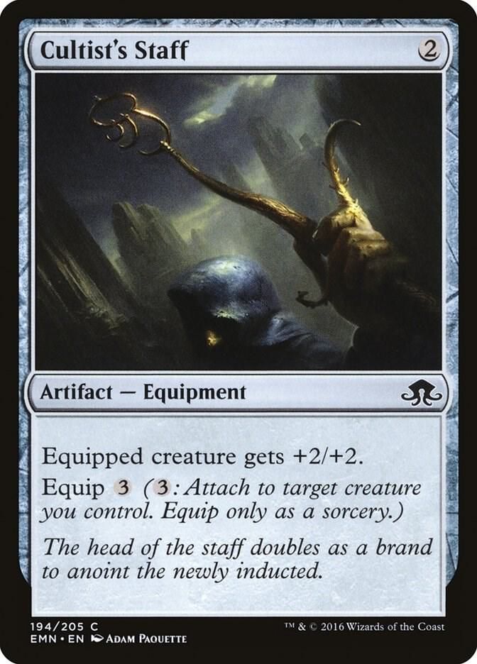 Cultist&#39;s Staff 194/205- Eldritch Moon (EMN)
