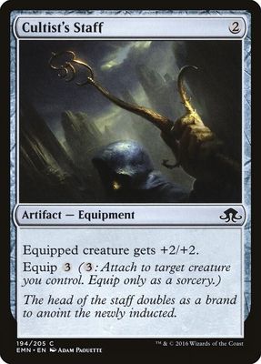 Cultist&#39;s Staff 194/205- Eldritch Moon (EMN)