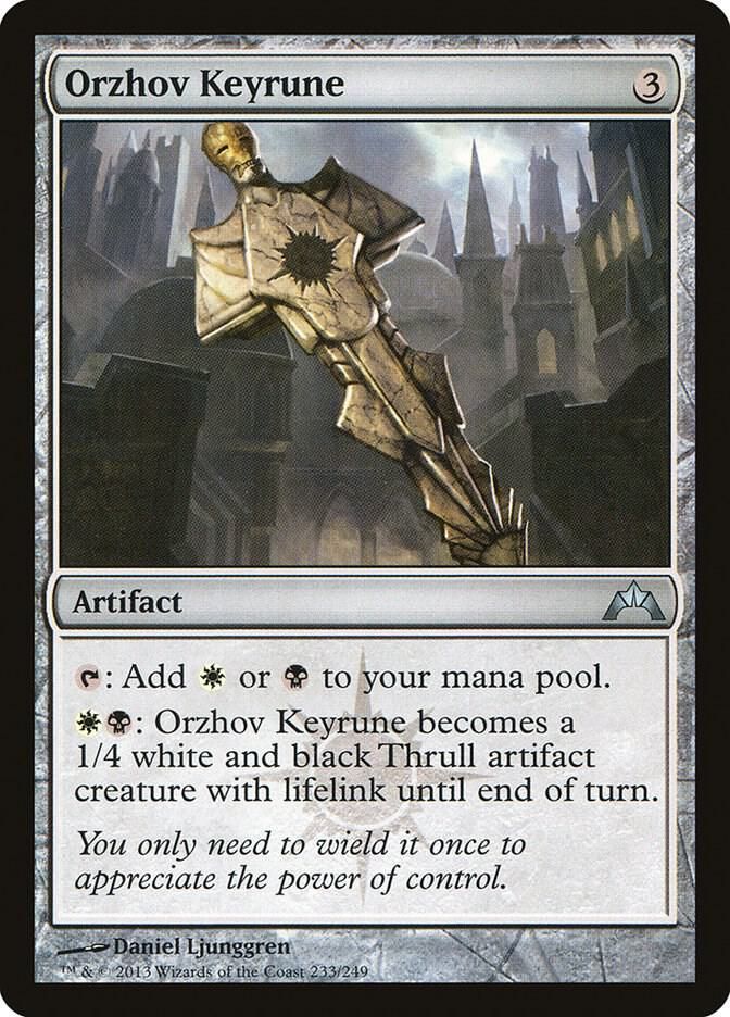Orzhov Keyrune 233/249- Gatecrash (GTC)