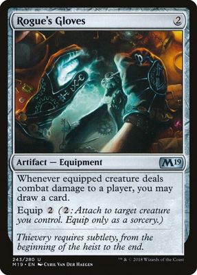 Rogue&#39;s Gloves 243/280- Core Set 2019 (M19)