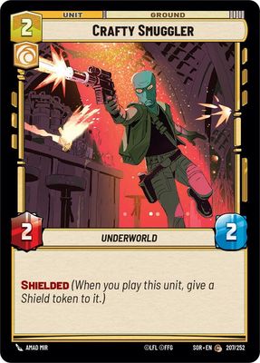 Crafty Smuggler - Spark of Rebellion (SOR) Spark of Rebellion