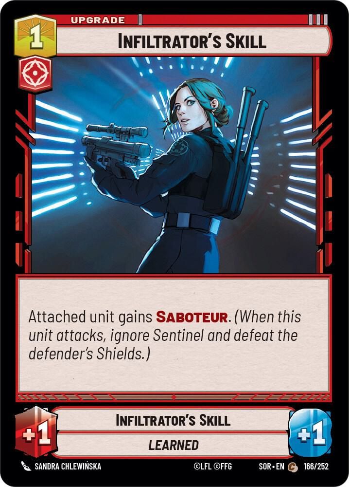 Infiltrator&#39;s Skill - Spark of Rebellion (SOR) Spark of Rebellion