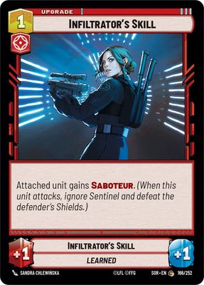 Infiltrator&#39;s Skill - Spark of Rebellion (SOR) Spark of Rebellion