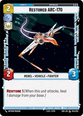 Restored ARC-170 - Spark of Rebellion (SOR) Spark of Rebellion