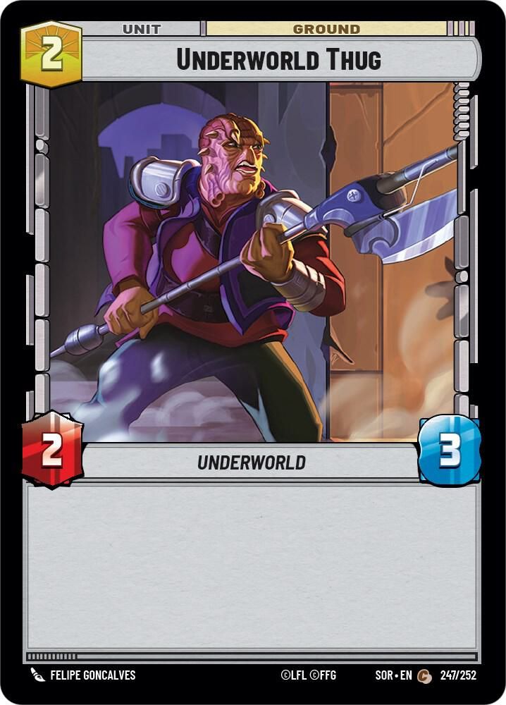 Underworld Thug - Spark of Rebellion (SOR) Spark of Rebellion