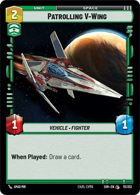 Patrolling V-Wing - Spark of Rebellion (SOR) Spark of Rebellion