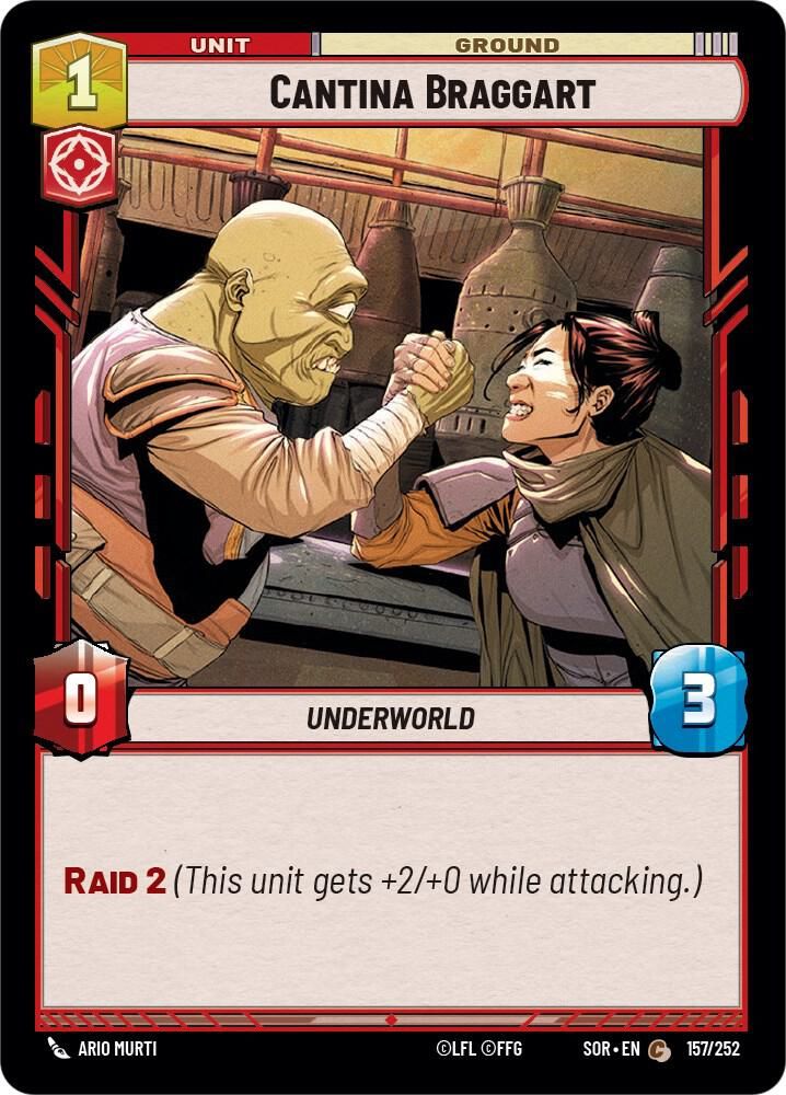 Cantina Braggart - Spark of Rebellion (SOR) Spark of Rebellion
