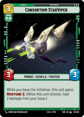 Consortium StarViper - Spark of Rebellion (SOR) Spark of Rebellion