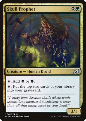 Skull Prophet 206/277- Ikoria: Lair of Behemoths (IKO) (espanol)